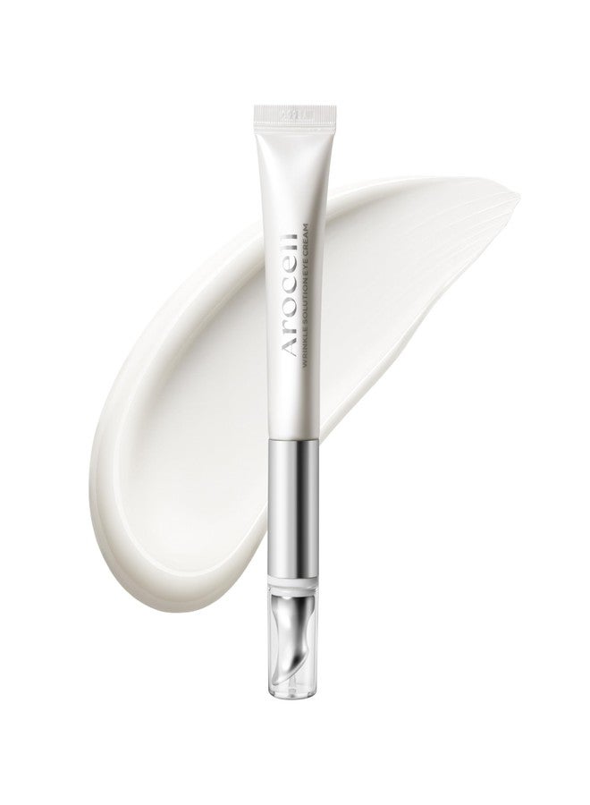 AROCELL OFFICIAL AROCELL Wrinkle Solution Eye Cream 0.5 fl oz – Korean Under Eye Cream with Collagen & Galvanic Care, Hydrating Moisturizing Eye Moisturizer, Elasticity Boosting, Gentle Non Sticky Daily Eye Care - Image 1